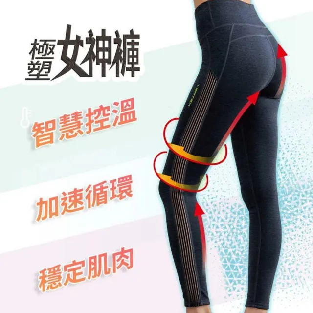 【VERTEX】2件組-石墨烯速塑雙能量蕾絲女神褲-藍色