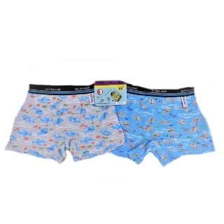 LOVIN BABY 一王美舒適海洋鯊魚男童平口褲(6件組 隨機取色3488)