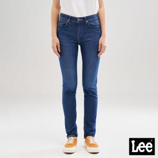 【Lee】出清品-女裝 牛仔褲 / 涼感 409 中腰合身小直筒 中藍洗水 / Cool Breeze 系列(LL220130AXN)