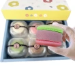【繽色絲Princess】生日禮盒 情人禮物 冰淇淋禮盒 馬卡龍禮盒(馬卡龍冰淇淋6入禮盒)