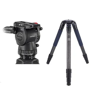 【Sachtler 沙雀】FSB6 markII 攝錄影油壓雲台 + AOKA TKPRO 424C 飛羽攝錄影(總代理公司貨)