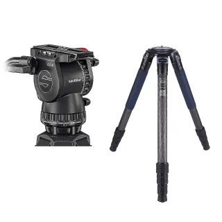 【Sachtler 沙雀】FSB8 markII 攝錄影油壓雲台 + AOKA TKPRO 424C 飛羽攝錄影(總代理公司貨)