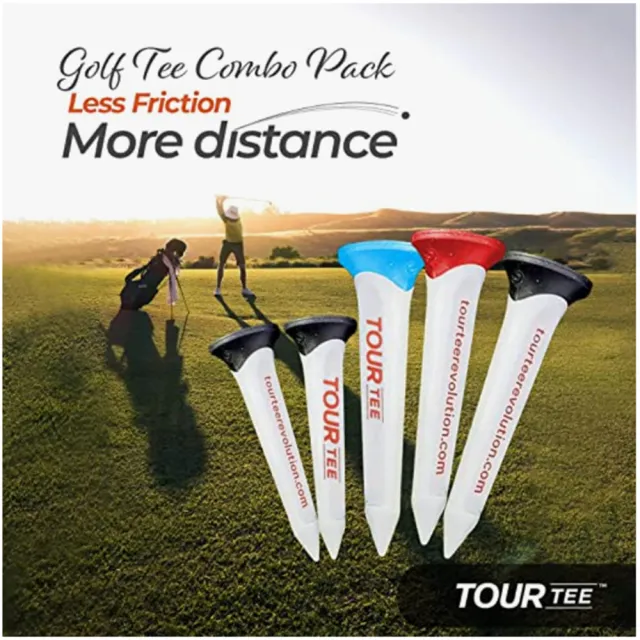 【TOUR TEE】GOLF Tour Tee Combo Pack長短球梯組｜一包5支(一組兩包入｜高爾夫球梯Tee)