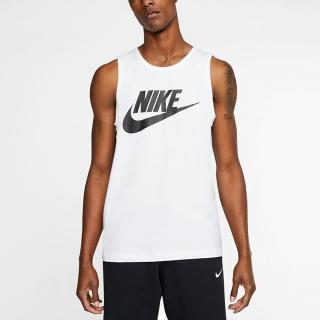 【NIKE 耐吉】背心 男款 運動背心 慢跑 AS M NSW TANK ICON FUTURA 白 AR4992-101