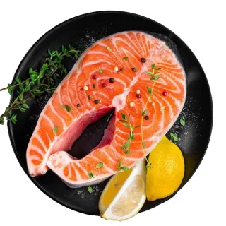 【一手鮮貨】智利鮭魚切片(10片組/單片330g±10%)