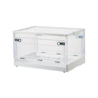 【DaoDi】2入組三開門巨大折疊收納箱102L(摺疊收納箱 置物箱 衣物收納箱)