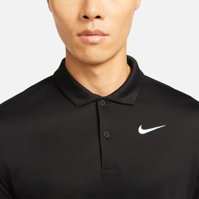 【NIKE 耐吉】上衣 男款 短袖上衣 POLO衫 網球 運動 AS M NKCT DF POLO SOLID 黑 DH0858-010