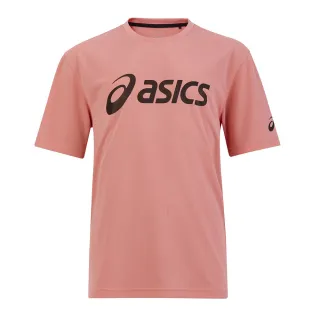【asics 亞瑟士】男女中性款 亞洲版 短袖T恤 粉色 K31415-15