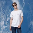【JOHN HENRY】美國棉行星LOGO短袖T恤-白色