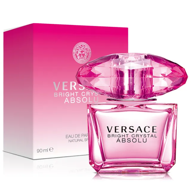 【VERSACE 凡賽斯】絕對•香戀水晶女性淡香精90ml(專櫃公司貨)