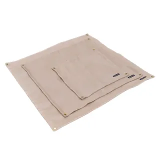 【Chill Outdoor】露營焚火防火布 L號 100x100cm(防火墊 焚火台 滅火毯 隔熱墊 隔熱布 露營防火布 阻燃布)