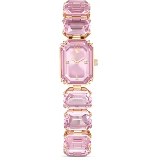 【SWAROVSKI 施華洛世奇】Millenia 風格無限八角切割水晶腕錶(5630837)