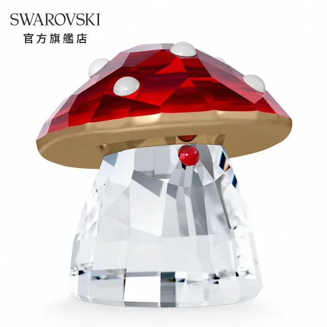 【SWAROVSKI 官方直營】Holiday Cheers紅色磨菇 交換禮物