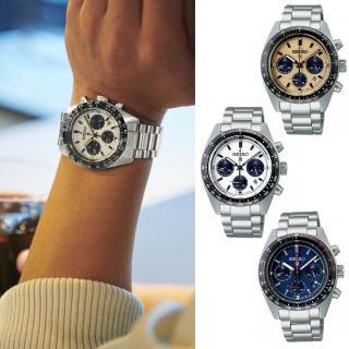 【SEIKO 精工】Prospex SPEEDTIMER 太陽能計時熊貓錶(熊貓/V192-0AF0 四款可選 綜合賣場)父親節 禮物 推薦