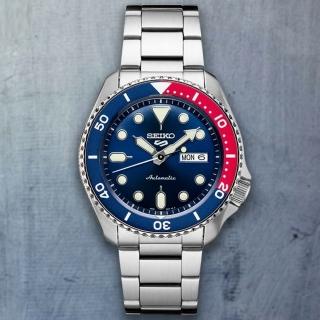 【SEIKO 精工】5 Sports系列 Lineup 可樂圈 機械腕錶 禮物推薦 送禮首選(SRPD53K1/4R36-07G0R)