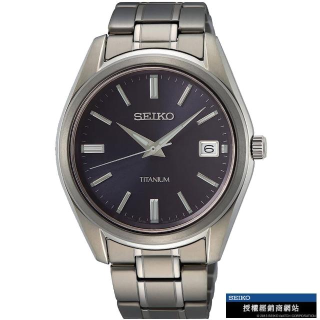 【SEIKO 精工】CS 經典簡約鈦金屬腕錶 指針錶 手錶  送禮(6N52-00B0V/SUR373P1)