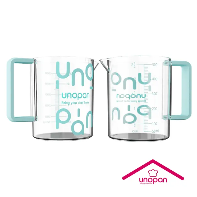 【UNOPAN 屋諾】料理塑膠杯 量杯500ml(薄荷綠色UN31005/粉紅色UN31006)