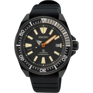 【SEIKO 精工】PROSPEX 黑潮黑武士限量200米潛水機械錶(4R35-04W0C/SRPH11K1)
