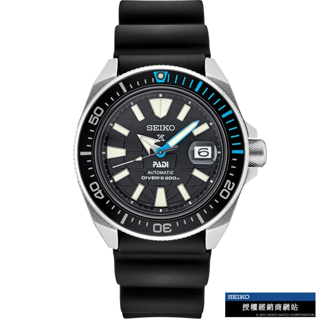【SEIKO 精工】PROSPEX PADI武士潛水200M聯名款機械錶 禮物 母親節(SRPG21K1/4R35-03W0I)