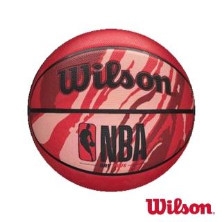 【WILSON】NBA DRV系列 PLUS 火紋紅 橡膠 籃球(7號球)