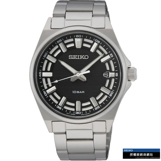【SEIKO 精工】俐落商務時尚男錶 指針錶 手錶 年終送禮 禮物(6N52-00G0D/SUR505P1)