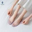 【Porabella】六雙一組 超淺口豎條棉透氣防滑隱形襪10色 Hidden socks