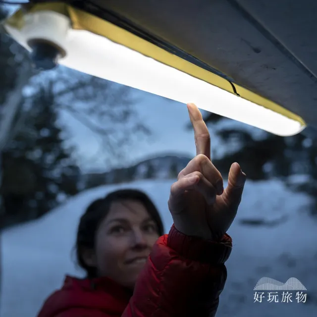 【好玩旅物】2入-大款85cm_戶外超輕量充氣式磁吸LED露營燈(登山野營防水照明燈 帳篷吊掛燈 USB充電)