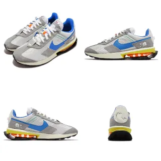 【NIKE 耐吉】休閒鞋 Air Max Pre-Day 男鞋 灰 藍 氣墊 復古 塗鴉 運動鞋(DX6056-041)