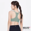 【Mollifix 瑪莉菲絲】A++活力自在雙肩帶舒適BRA、瑜珈服、無鋼圈、開運內衣(淺綠)