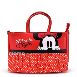 【Disney 迪士尼】米妮公主-造型手提包