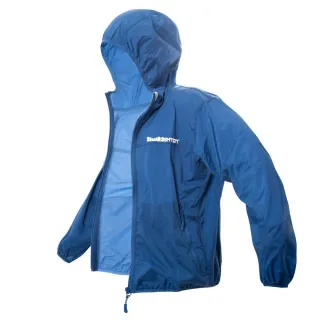 【ASHTON OUTDOOR愛斯頓】空氣感涼感衣 專業機能抗UV防曬涼爽外套 深藍色(空氣涼感衣男女款防曬人氣款)