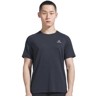 【TECTOP 探拓戶外】AJB610031男款短袖排汗T恤 黑色(排汗快乾、透氣舒適、親膚柔軟)