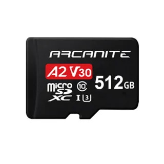 【ARCANITE】512GB MicroSDXC U3 V30 A2 記憶卡