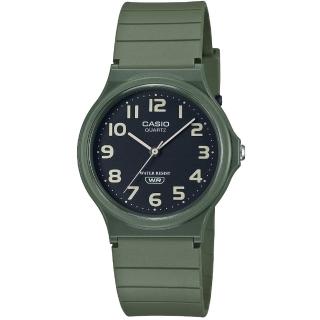 【CASIO 卡西歐】卡西歐薄型石英錶-綠(MQ-24UC-3B)