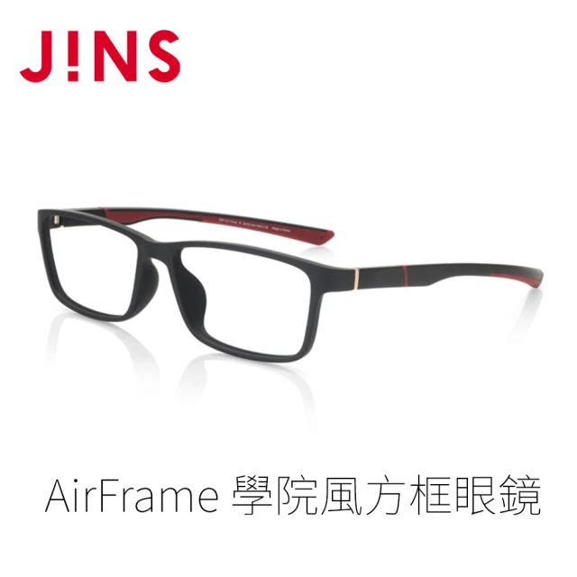 JINS JINS AirFrame 學院風方框眼鏡(AMRF21S171)