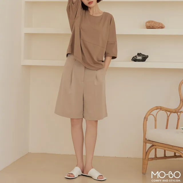【MO-BO】打摺質感西裝短褲(褲子)