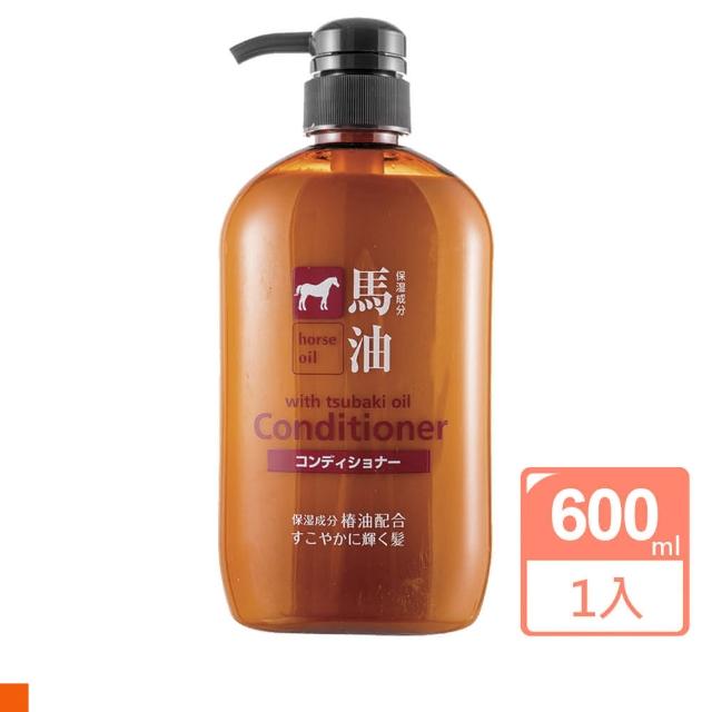 【日本 熊野】馬油 無矽靈 潤髮乳 600ml