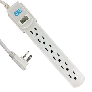 【BC 博銓】KTC-316-4 1切6座3孔1.2M/4尺 防雷擊 延長線(過載斷電保護/固定掛孔)