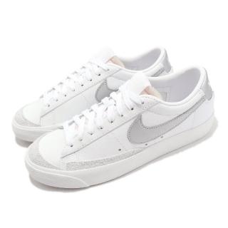 【NIKE 耐吉】休閒鞋 Wmns Blazer Low 77 白 銀 女鞋 小白鞋 板鞋 復古 百搭(DC4769-113)