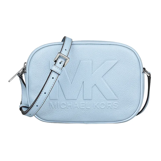 Michael Kors】MK MICHAEL KORS JET SET TRAVEL經典立體LOGO牛皮拉鍊斜