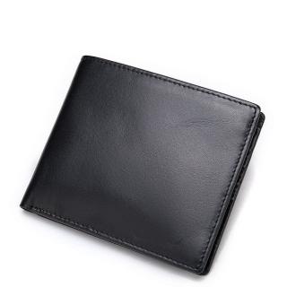 【米蘭精品】現貨+預購 短夾真皮錢包(RFID簡約牛皮輕便男包包父親節情人節生日禮物74cb24)