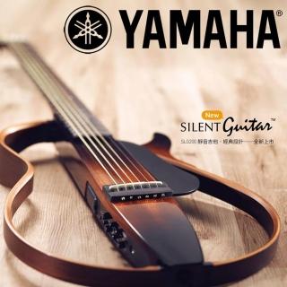 【Yamaha 山葉音樂】靜音吉他 SLG200S 民謠款/SLG200N古典款 贈琴袋(全新公司貨 原保一年)