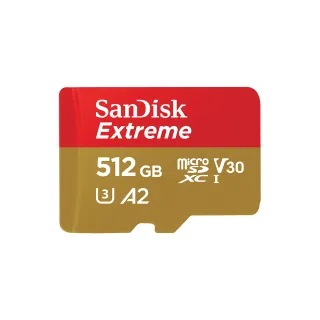 【SanDisk】Extreme microSDXC UHS-I 記憶卡 512GB(公司貨)