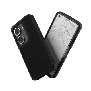 【RHINOSHIELD 犀牛盾】ASUS Zenfone 9 SolidSuit 碳纖維紋路防摔背蓋手機保護殼(原廠出貨)