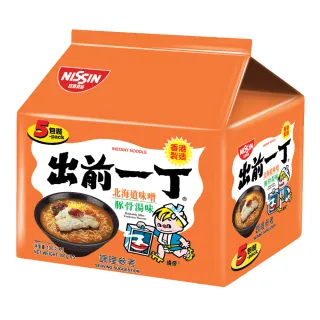 【NISSIN 日清】出前一丁北海道味噌豚骨湯味速食麵100gX30入(日清泡麵)