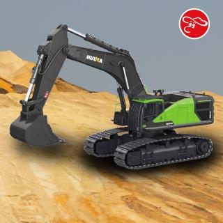 【瑪琍歐玩具】1:14 22通道遙控合金挖土機/1593(2.4G遙控功能)