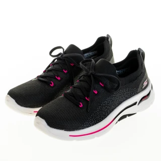 【SKECHERS】女鞋 健走系列 GO WALK ARCH FIT(124863BKHP)