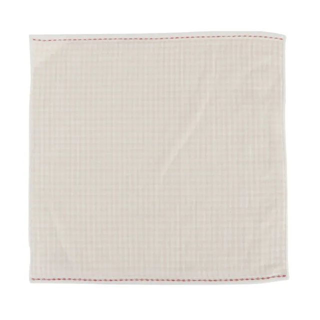 【HOLA】和風紗布格紋小手巾粉24x24
