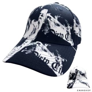 【ENANSHOP 惡南宅急店】火焰雙色棒球帽 韓國流行 板帽 男帽女帽 遮陽帽 嘻哈帽 街舞帽-0162G