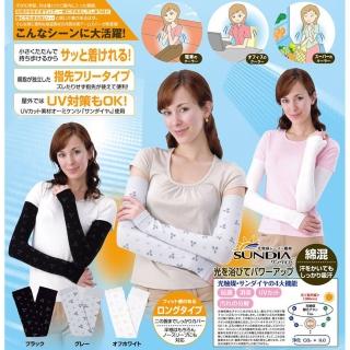 【ADVANCING】日本防曬神袖1雙(UPF50+ 日本原裝進口 UV抗菌 紫外線防護 袖套)